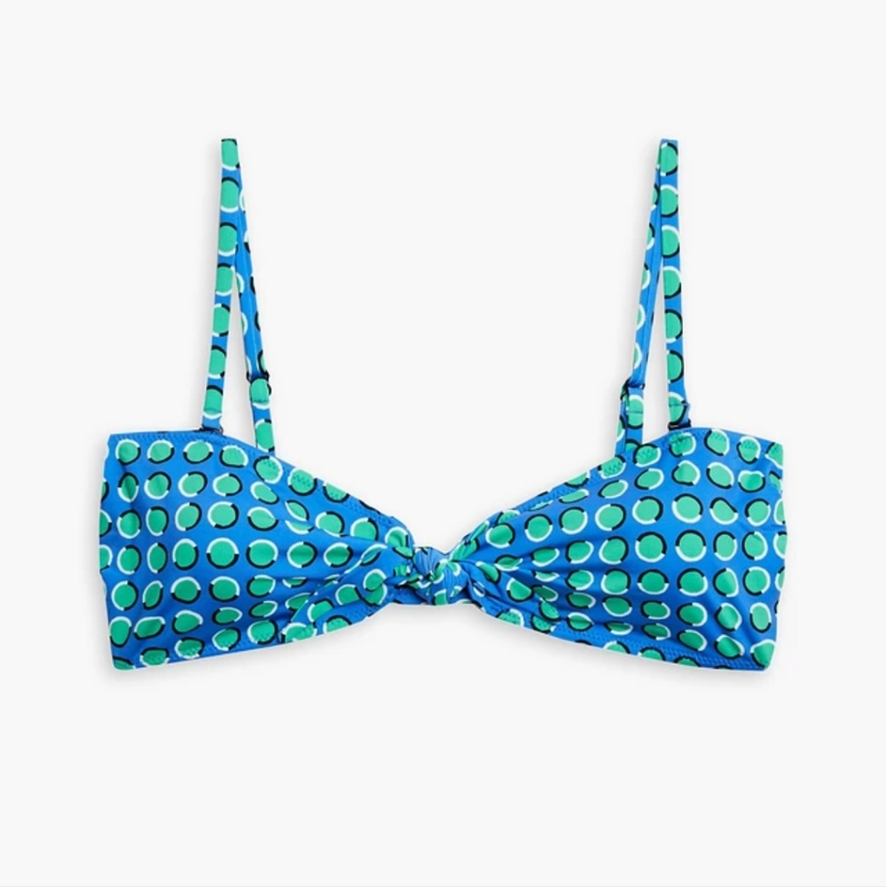NWT SOLID & STRIPED THE ROUX POLKA DOT BIKINI TOP